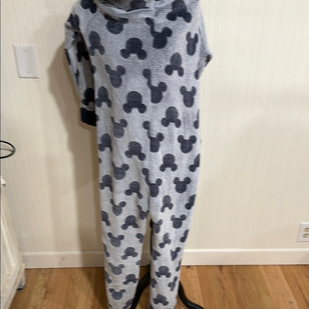Disney Gray and Black Mickey Mouse Pajama Set - Picture 3 of 8